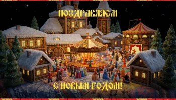 Поздравление с Новым 2026 годом от маркетинговой группы «Текарт»